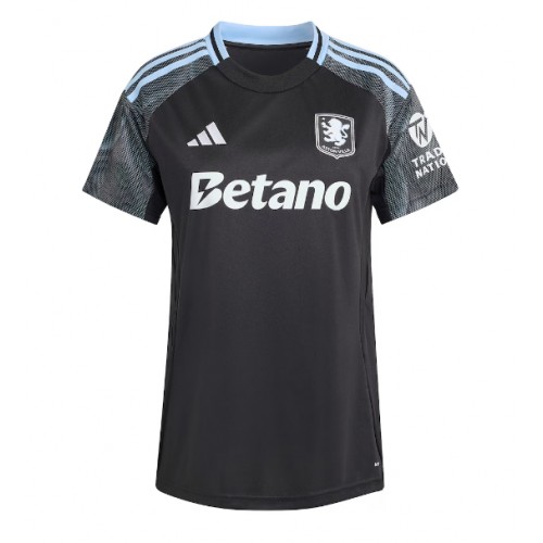 Aston Villa Amadou Onana #24 Bortatröja Kvinnor 2025-26 Kortärmad Aston Villa Amadou Onana #24 Bortatröja Kvinnor 2025-26 Kortärmad